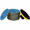 Luomorgo 4 inch Grit 50 Diamond Wet Dry Polishing Sanding Grinding Pads (10+1) pcs