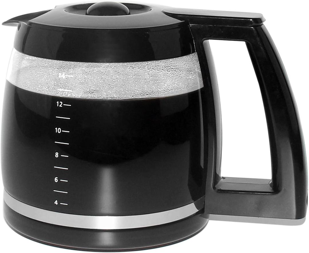 14-Cup Replacement Carafe Compatible with Cuisinart Coffee Maker Models DCC-3200, DCC-3200P1, DCC-2200, DCC-2600, DCC-2800 and CBC-7000PCFR Model# DCC-2200RC