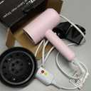 SHRATE Lightweight Ionic Hair Dryer with Diffuser - Powerful 1800W Blow Dryer for Fast Drying - Professional Low Noise Mini Hair Dryer for Travel, Gifts, Hair Styling