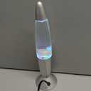 Multi Color Changing Liquid Motion Lamps, 13.5 Inch Small LED Night Lights for Kids Adults, Relaxing Mood Lighting for Bedroom Office, Glitter Christmas Decor Birthday Gifts (White)