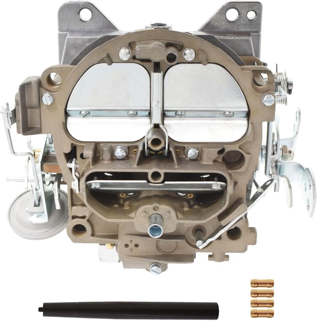 LABLT 4 Barrel Carburetor Carb Replacement for Chevrolet Chevy GMC Cadillac Quadrajet 4MV Engines 327 350 427 454 1966-1973 Mechanical Choke