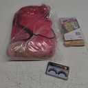 SOKU 13x6 Pink Lace Front Wigs Pre Plucked,32 Inch Long Straight Lace Frontal Wig with Baby Hair,Ombre Synthetic Wigs with Light Pink Roots,Free Part Glueless Silky Straight Wigs for Women