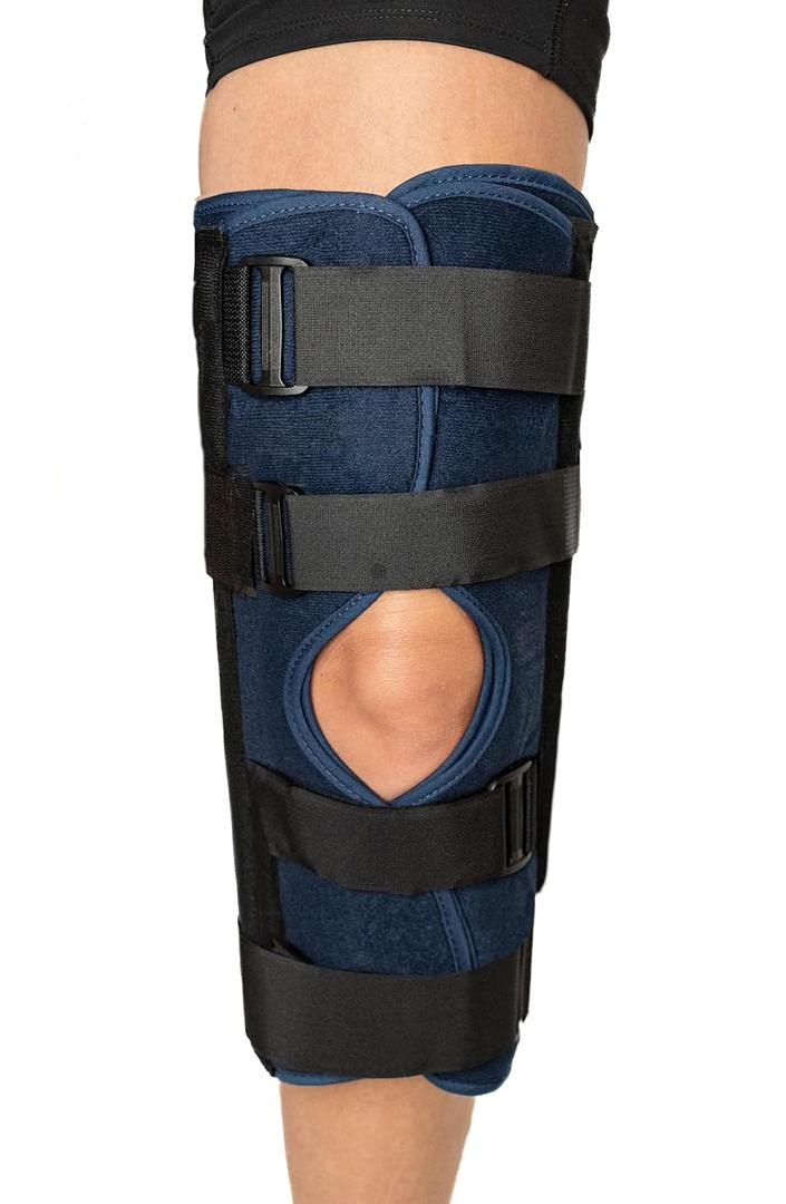 United Ortho 61016 3-Panel Knee Immobilizer, 16" Size (Navy)