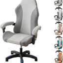 Gaming Chair Covers - Slipcovers for Office & Desk Chairs with Armrest Covers, Stretchable Computer Chair Protector with Zipper