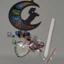 Dachshund Memorial Suncatcher, Personalized Pet Memorial Sun Catcher with Name Date, Dog Remembrance Gifts, Pet Loss Sympathy Rainbow Maker Heart-Shaped Crystal Suncatcher for Window Garden