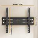 IWORKBOARD 40 50 55 inch Tilting TV Wall Mount for 24-65 '' TVs, Low Profile TV Mount, Ultra Slim Wall Mounts TVs Bracket, Max VESA 400x400mm, 99 lbs & 16 inch Studs, Fit Most 32+ 42 43 45 Screen