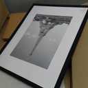 Upsimples 16x20 Picture Frame, Display Pictures 11x14 with Mat or 16 x 20 Without, Wall Hanging Poster Frame, Black, 1 Pack