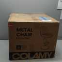 COLAMY Bar Stools Set of 2, Modern Swivel Bar Chairs, Adjustable Faux Leather Upholstered Barstools Counter Height with High Backrest for Bar, Kitchen Island, Dining Room, Black