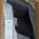 COLAMY Upholstered Dining Chairs Set of 4, Modern Kitchen Chairs with Back, Fabric Side Chair with Wood Legs for Dining Room Restaurant, Light Grey