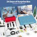 Survival Kit Advent Calendar 2026 Adult for Men Teen - Survival Tools 24 Days Christmas Countdown - 2026 Xmas Surprise Gift for Outdoor Fishing Camping Hunting Enthusiasts