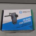 WixGear Universal Car Phone Mount CD Slot Car Mount Holder with New Gravity Self-Locking Design Mount, Compatible with All Phones (New Self-Locking)