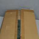 Christmas Garland Pre-lit 9 Ft with 50 Led Lights, Battery Operated Fireplace Stairs Mantle Door Indoor Outdoor, Decorated Pine Cone and Snow Style (Green White)