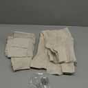 jinchan Linen Pinch Pleated Kitchen Curtains 24 Inch 2 Panels Natural Linen Tier Curtains Back Tab Beige Farmhouse Cafe Light Filtering Small Window Drapes for Bathroom Laundry Room Beige