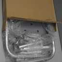 Medline Backless Shower Chair with Arms - 350 lb. capacity, Bench, Stool, Seat for Elderly, Seniors Independent Adult and Disabled Adults (Gray)