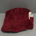 Esobo Fashion Winter Dog Warm Coat Jacket Four-Legged Neck Warm Pet Sweaters for Small Medium Large Dogs (Wine red)