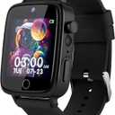 Kids Watch Boys Toys with 26 Games, Smart Watch with Camera for Kids Age 4-12, Touch Screen, Pedometer, Flashlight, Alarm Clock, Toddler Watches for 6 7 8 9 Year Old Boy Birthday Gift (Black)