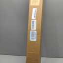 No Drill Blackout Roman Shades for Indoor Windows,Cordless Roman Blinds,Linen No Tools Window Shades,Easy to Install Window Blinds for Home Bedroom,Blackout-White 28" W x 48" H