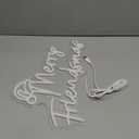 Christmas Neon Signs Merry Friendsmas Neon Lights Christmas Led Signs for Bedroom Wall Dimmable Merry Friendsmas Light Up Signs for Friends Party Decorations Party Gift