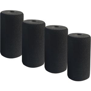 Foot Foam Pads Rollers Replacement,Replacement foam pads,Machine tube leg foam roller pad replacement,Roller Pad for Leg Extension for Weight Bench,Inversion Table and gym exercise equipments (6.4"*3.5"*20mm 4PCS)