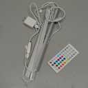 ASOKO 200 Lumens RGB Under Cabinet Light Plug in, 3 Pack 12 inch Linkable Counter Lights, Music Sync RGB LED Strip Lights with APP & Remote Control, Ambient Lights for Room Decor