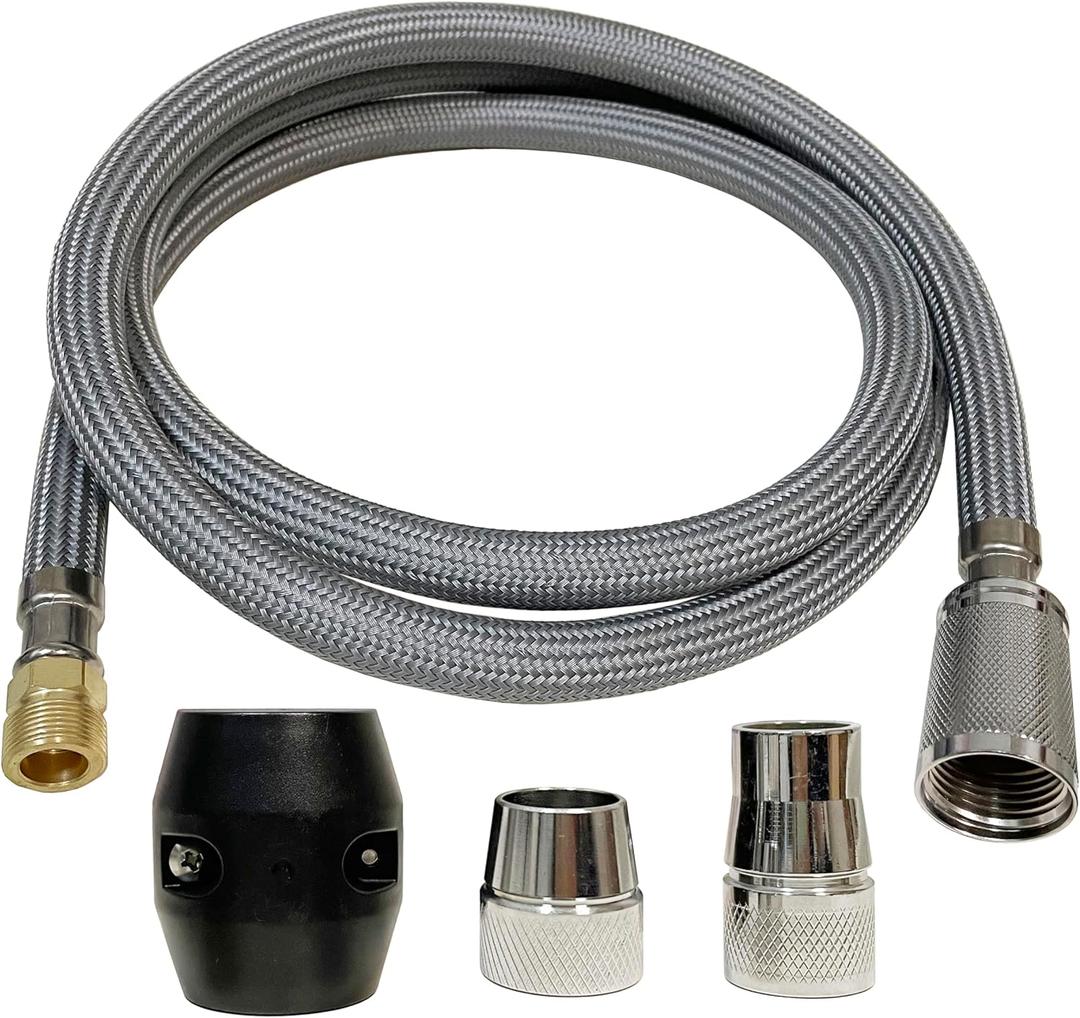 Kitchen Pull-out Faucet Sprayer Hose Replace for Grohe 48293000 Flexible Shower Hose with Weight