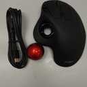 Nulea M509 Trackball Mouse Wired, Ergonomic Design, Easy Thumb Control, Precise & Smooth Tracking, 2-in-1 Interface (Type A &Type C), Compatible for PC, Laptop, Mac, Windows(Red).