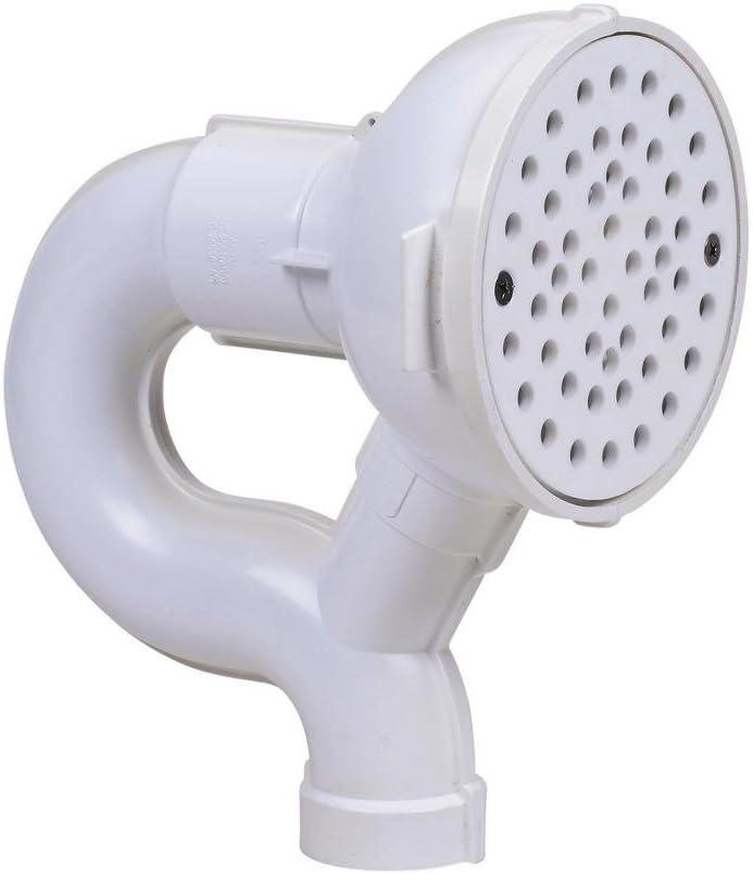 Oatey 2 in. PVC Floor drain with P-Trap and Cleanout Oatey 2 in. PVC Floor drain with P-Trap and Cleanout