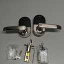 Smart Keypad Door Lock with Handle: NICE DIGI Keyless Entry Fingerprint Lock for Front/Interior Door, Electronic Digital Lock with Code, Easy Installation(Model X1)