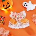 17cm Doll Clothes Set, Cute Orange Dress & Headband Kawaii Dolls Outfit Adorable Clothing Accessories for Girls & Collectors (No Doll)