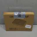 Cat Litter Box Ramp, Litter Box Step Mat with Filter Function Cat Stair for Litter Box, Easy to Clean, 11.8''x 8.2''x 2'' Cats Pedal Step Stool Ideal for Kitten & Elderly Cats (Light Grey)