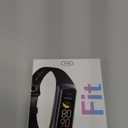 Fitness Tracker, Fitness Watch with 24/7 Heart Rate, Blood Pressure, Sleep Tracking, Calories, Activity Tracker with 1.1" AMOLED Screen, Waterproof Step Tracker for Android iPhones Women Men, Black