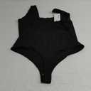 REORIA Bodysuit for Women Scoop Neck Sleeveless Tank Top Bodysuits 2025 Sexy Thong Bodysuit Basic Leotards for Women 2XL