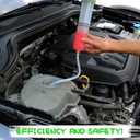 SWANLAKE 200cc Fluid Extractor, Extraction&Fill Pump, Fluid Syringe Pump Manual Suction Vacuum Fuel Car Transfer