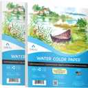 Bellofy 2X Watercolor Paper Pad, 100 Sheets, 9x12 Inches | Ideal for Kids, Artists & Beginners Love | Watercolor Sketchbook for Watercoloring Techniques | Great Gift Idea