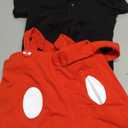 IBTOM CASTLE Gentleman First Birthday Cake Smash Outfits for Baby Boys Formal Suit Bowtie Bib Pants Ears Halloween Set (18-24 Months, Red+balck)