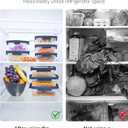 2-Pack Glass Food Storage Containers with Tempered Lids (21.3oz/2.7cup) - Airtight Snap Lock, Microwave & Oven Safe (-4~ 950F), Freezer to Baking Dish, BPA-Free, Gift Box (Blue)