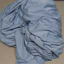 Wokceer 7.2FT Wedding Arch Cover Spandex Fitted Wedding Arch Stand Covers Round Top Chiara Arch Backdrop Cover for Birthday Party Ceremony Banquet Decoration Dusty Blue