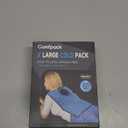 XL Refillable Ice Bag for Injuries, 21.2" x 13" Travel Ice Water Bag Physical Cold Therapy with Straps for Full Back, Hip, Pain Relief for Injuries, Muscle Pain, Swelling, Bruises