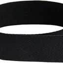 USA Made Ribbon Factory 1" Black Cotton Twill Tape - 50 Yards - Soft & Medium Weight 