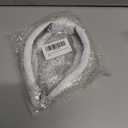 Concert Silver Guitar Violin Tape Knotted Headband for Women - Jeweled Crystal Embellished Wide Statement Hair Accessories