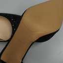 Dress First Zapatos de tacn clsicos de punta cerrada para mujer (Negro -), Size 250 (1.5)