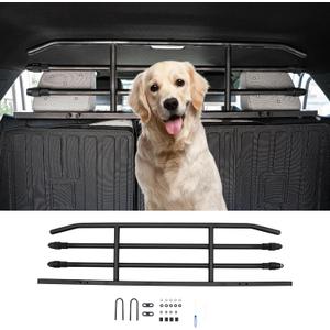 Pet Barrier Compatible with 2025 Toyota 4Runner Behind 2nd Row Backseat Car Pet Barrier Divider Gate Trunk Cargo Area Heavy-Duty Carbon Steel Dog Barriers for 4 Runner Accessories