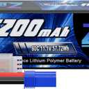 Zeee 3S 5200mAh Lipo Battery 11.1V 80C with EC5 Connector Hard Case Battery for RC Car RC Truck Boat Helicopter Airplane Racing Hobby Models