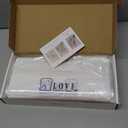 Plastic Bread Bags for Homemade Bread, Freezable Seal Tight Cellophane Bags for Loaves, SourdoughBagels (50 Packs) White (13.8" x 11.8")