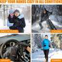 Dachgo Lightweight Touchscreen Running Gloves, Thermal Gloves Liner Warm Gloves for Cold Weather for Men Women, Perfect for Cycling Running Driving Hiking Walking Sporting (Medium)