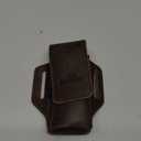 Topstache Leather Multitool Sheath for Belt - Multitool Holder - EDC Belt Organizer - Two Magnetic Closure - Darkbrown