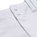 Champro Women's Tournament Traditional Low-Rise Softball Pants (Medium, White)