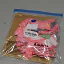 Kuoser Recovery Suit for Dogs, Dog Recovery Suit Female Doggie Onesie for Surgery, Post-Op Onesie for Female & Male Dogs, Soft Protective Wear, Pink Ribbon (M (Back:13.4-16.1'', Weight:14-25 LB))