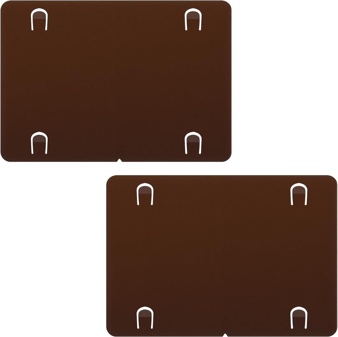 2 Set Metal Humidity Pack Mounting Plate for Storage Box Humidity Control Pack Mounting Magnet for Use