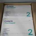 Coterie Baby Wipes + Diapers Kit, Size 2 Diapers (186 Count) & 12 Pack (672 Count) Baby Wipes with 99% Water, Plant Based Materials, Hypoallergenic for Sensitive Skin